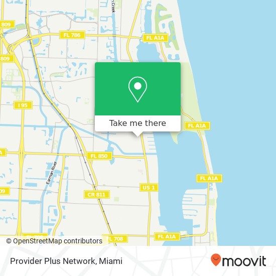 Provider Plus Network map