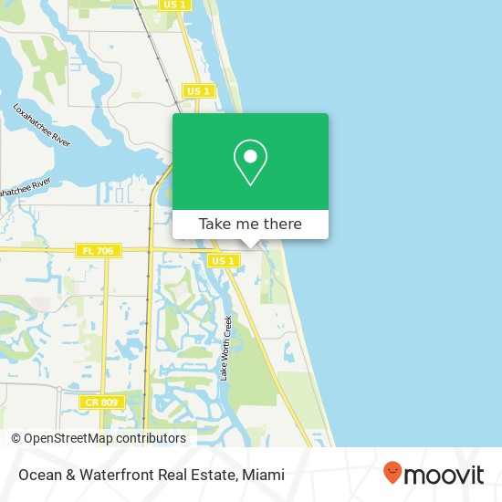 Mapa de Ocean & Waterfront Real Estate