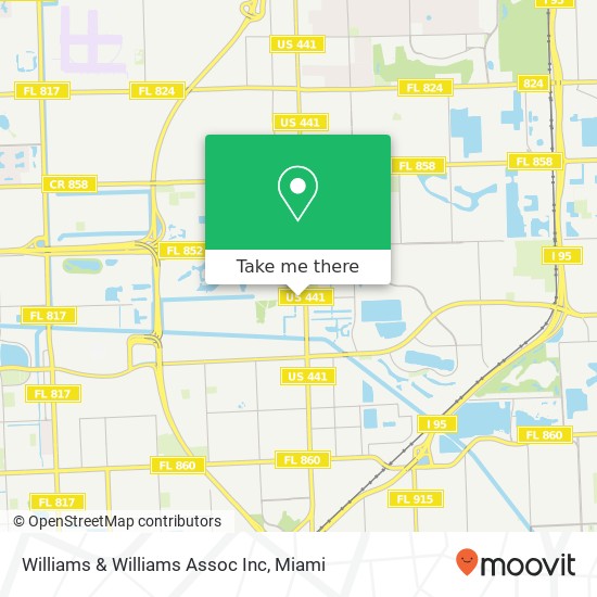 Mapa de Williams & Williams Assoc Inc