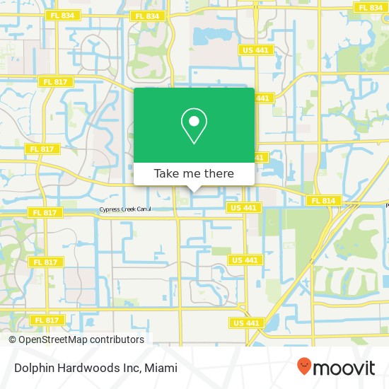 Dolphin Hardwoods Inc map