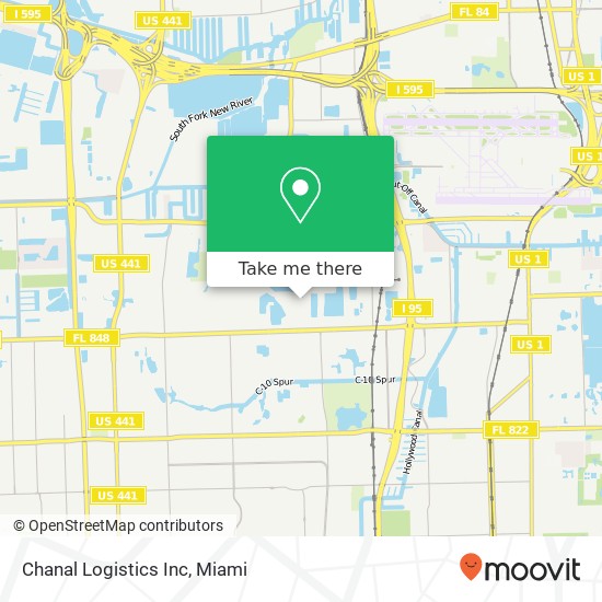 Chanal Logistics Inc map