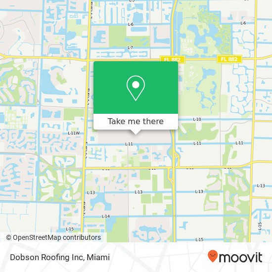 Dobson Roofing Inc map