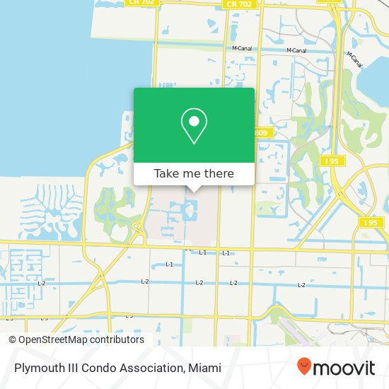 Mapa de Plymouth III Condo Association