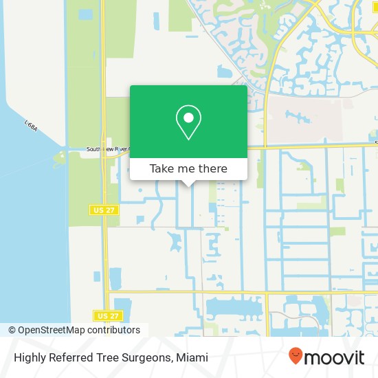 Highly Referred Tree Surgeons map