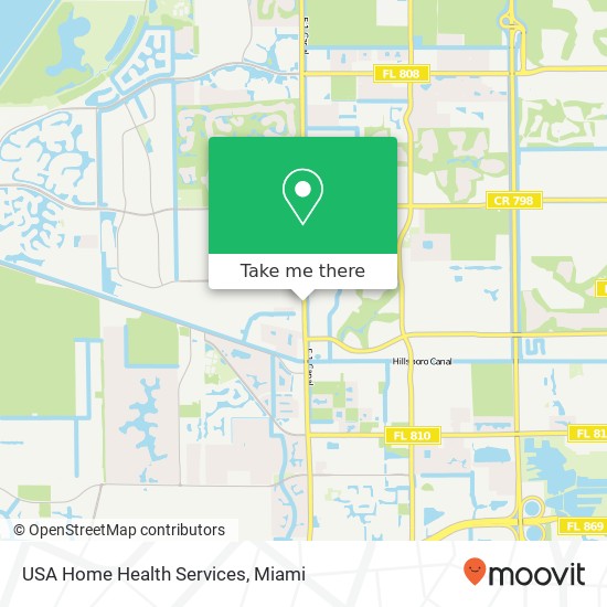 USA Home Health Services map