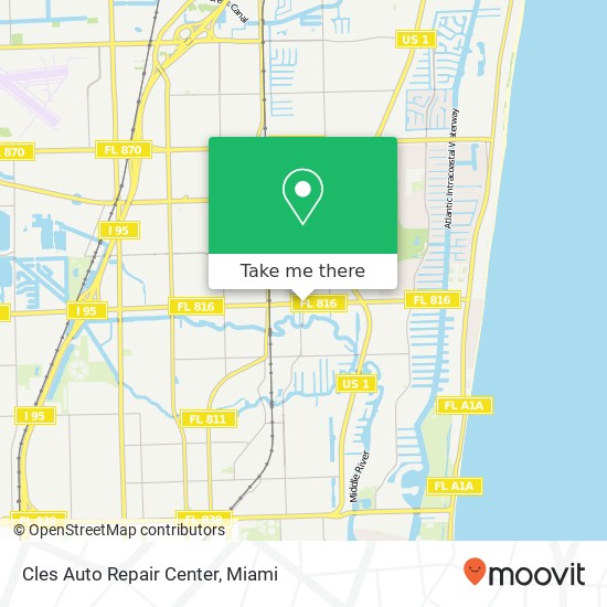 Mapa de Cles Auto Repair Center