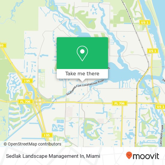 Sedlak Landscape Management In map
