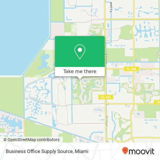 Mapa de Business Office Supply Source