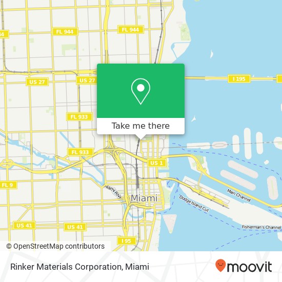 Mapa de Rinker Materials Corporation