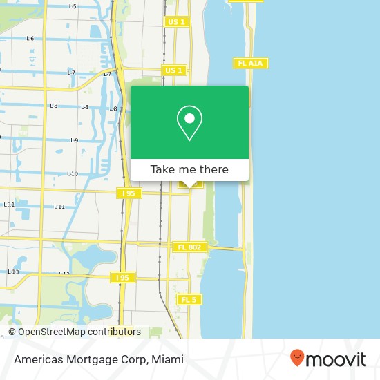 Mapa de Americas Mortgage Corp