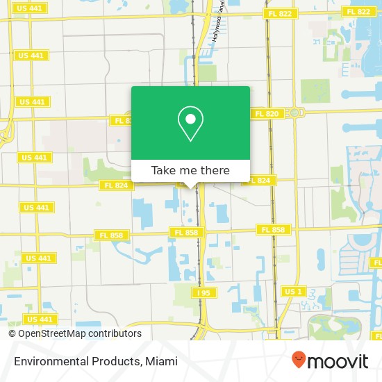 Environmental Products map