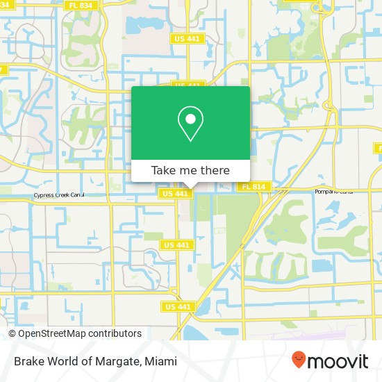 Mapa de Brake World of Margate