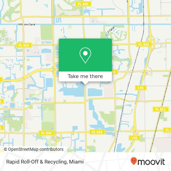 Rapid Roll-Off & Recycling map