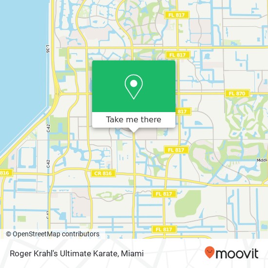 Roger Krahl's Ultimate Karate map