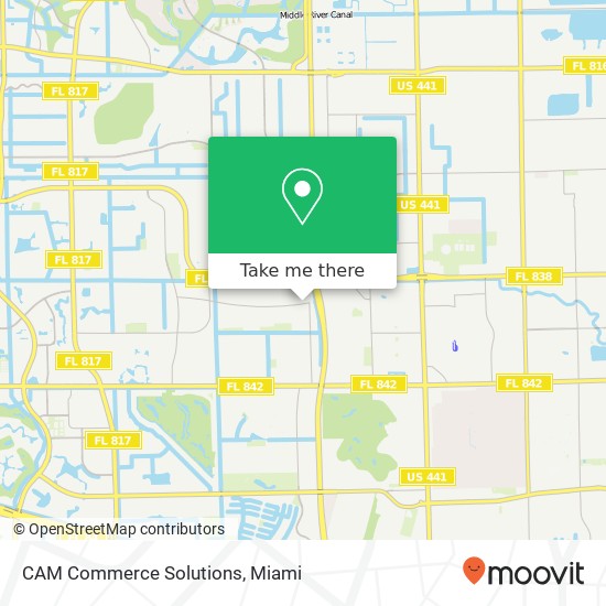 CAM Commerce Solutions map