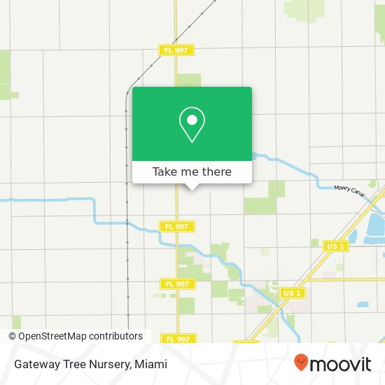 Mapa de Gateway Tree Nursery