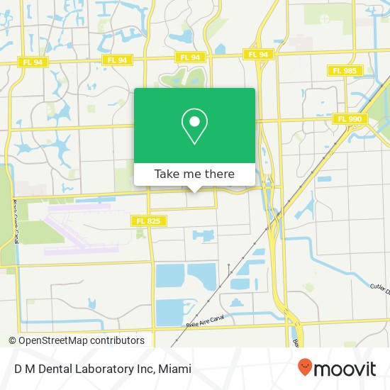 Mapa de D M Dental Laboratory Inc