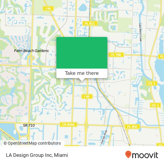 LA Design Group Inc map