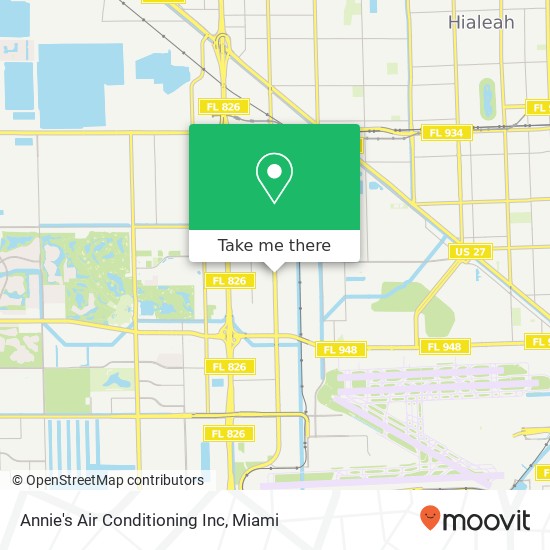 Annie's Air Conditioning Inc map