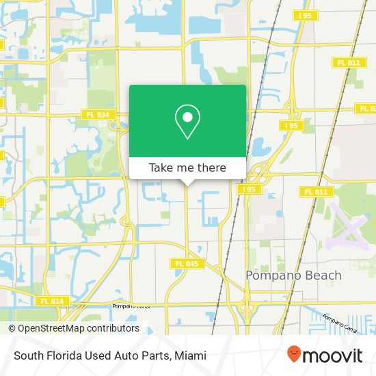 South Florida Used Auto Parts map