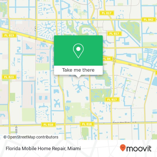 Florida Mobile Home Repair map