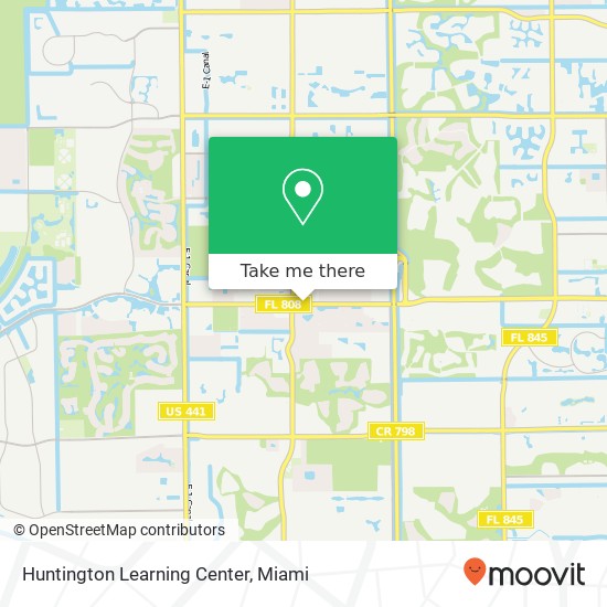 Mapa de Huntington Learning Center