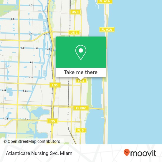 Mapa de Atlanticare Nursing Svc