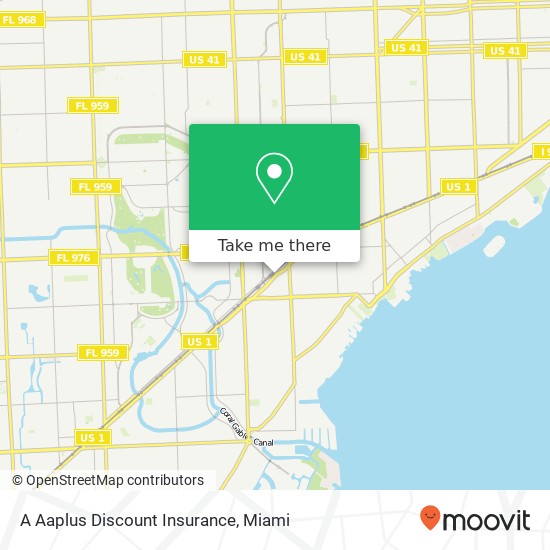 Mapa de A Aaplus Discount Insurance