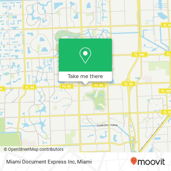 Miami Document Express Inc map