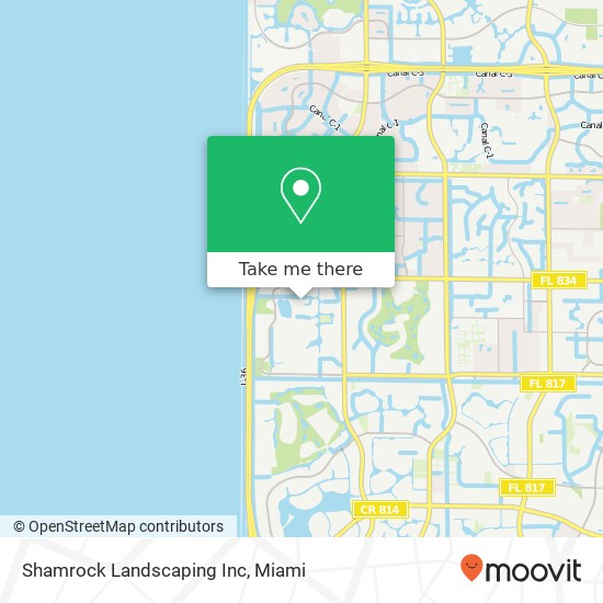Shamrock Landscaping Inc map
