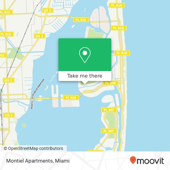 Montiel Apartments map
