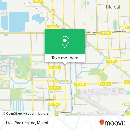 Mapa de J & J Packing Inc