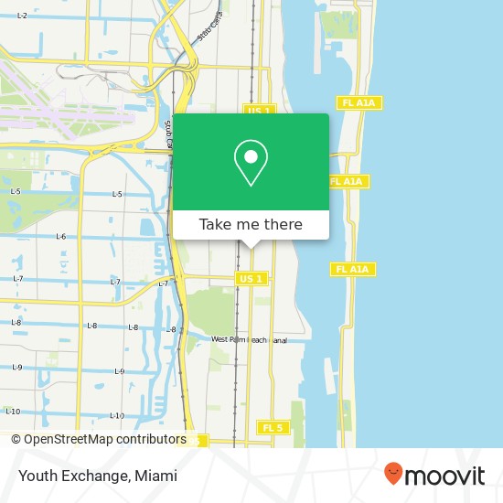 Mapa de Youth Exchange