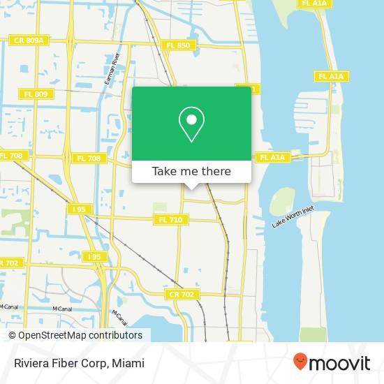 Riviera Fiber Corp map