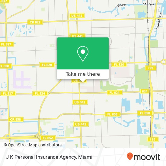 J K Personal Insurance Agency map