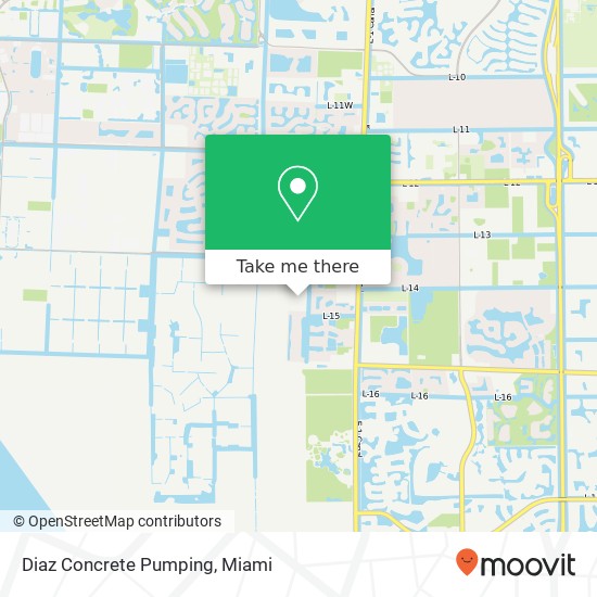 Mapa de Diaz Concrete Pumping