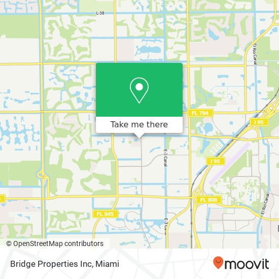 Bridge Properties Inc map