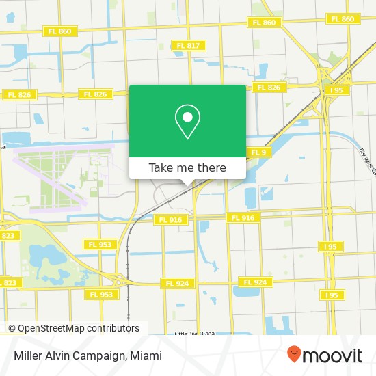 Mapa de Miller Alvin Campaign