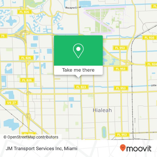 JM Transport Services Inc map