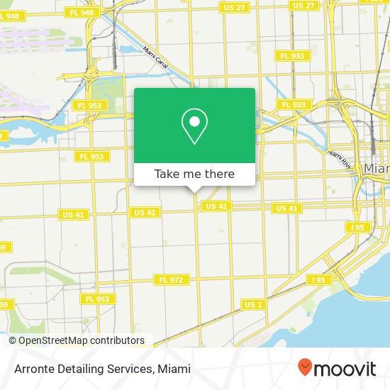 Arronte Detailing Services map