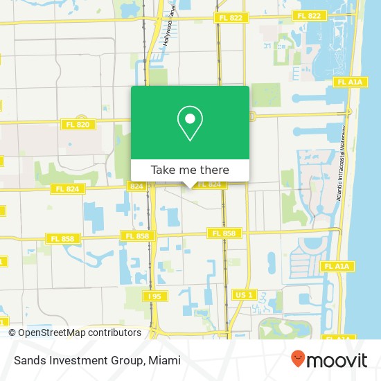 Sands Investment Group map