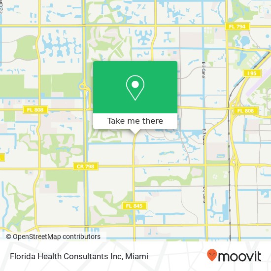Mapa de Florida Health Consultants Inc