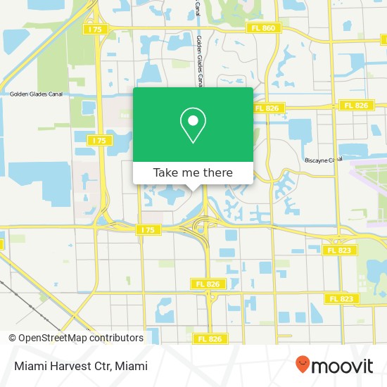 Miami Harvest Ctr map