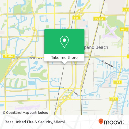 Mapa de Bass United Fire & Security