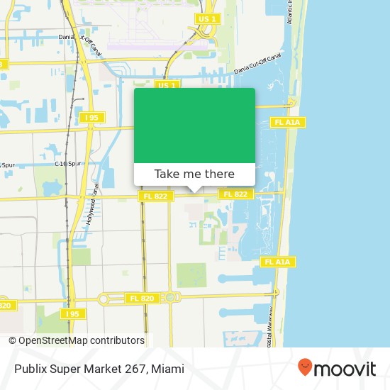 Publix Super Market 267 map