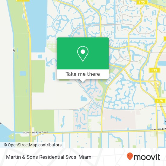 Martin & Sons Residential Svcs map