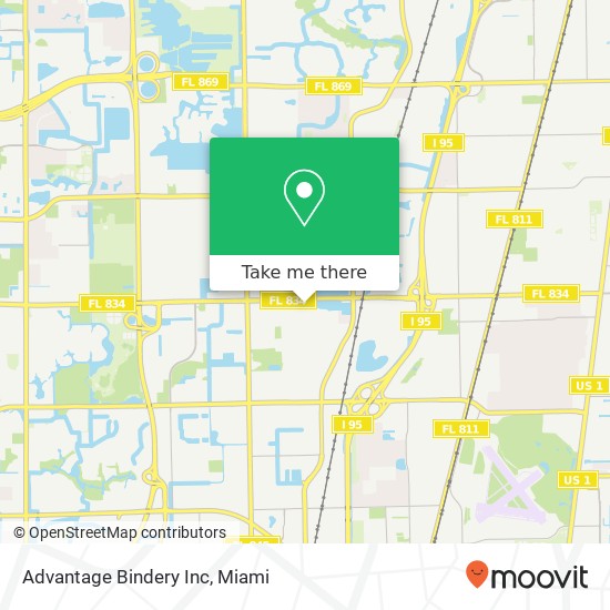 Advantage Bindery Inc map