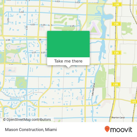 Mapa de Mason Construction
