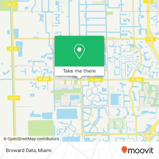 Broward Data map