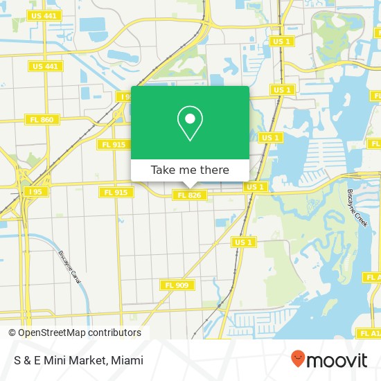 Mapa de S & E Mini Market